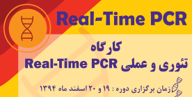 برگزاری کارگاه آموزشی تئوری و عملی Real-Time PCR